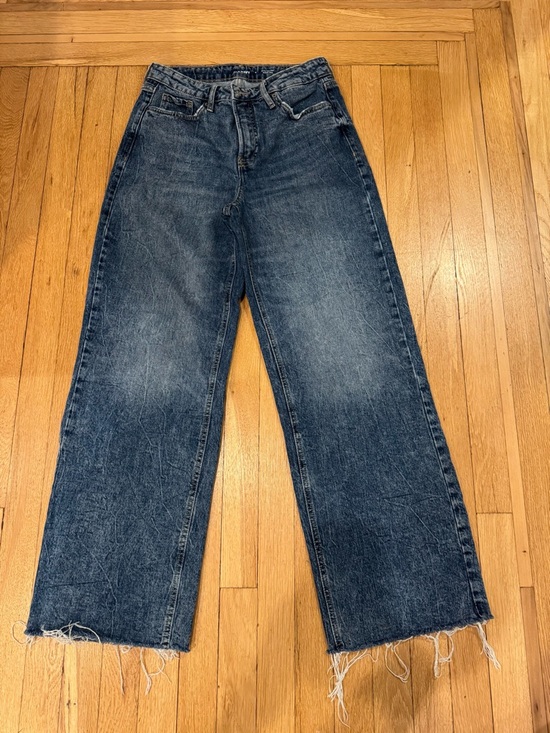 Old Navy Denim - High-Rise Wide Leg Women's Jeans in Dark Blue